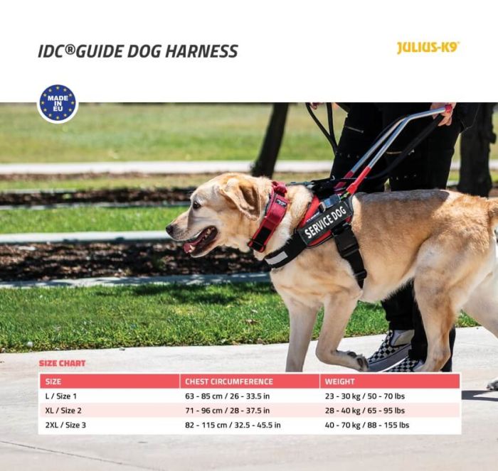 IDC® Guide Dog Harness - Julius K9 UK